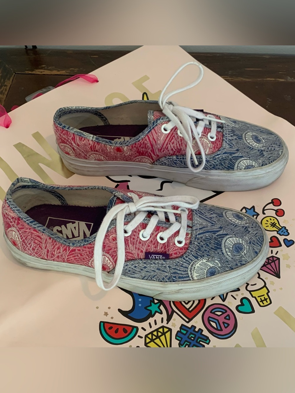Vans Authentic x Liberty London Skate Sneakers - Picture 10 of 11